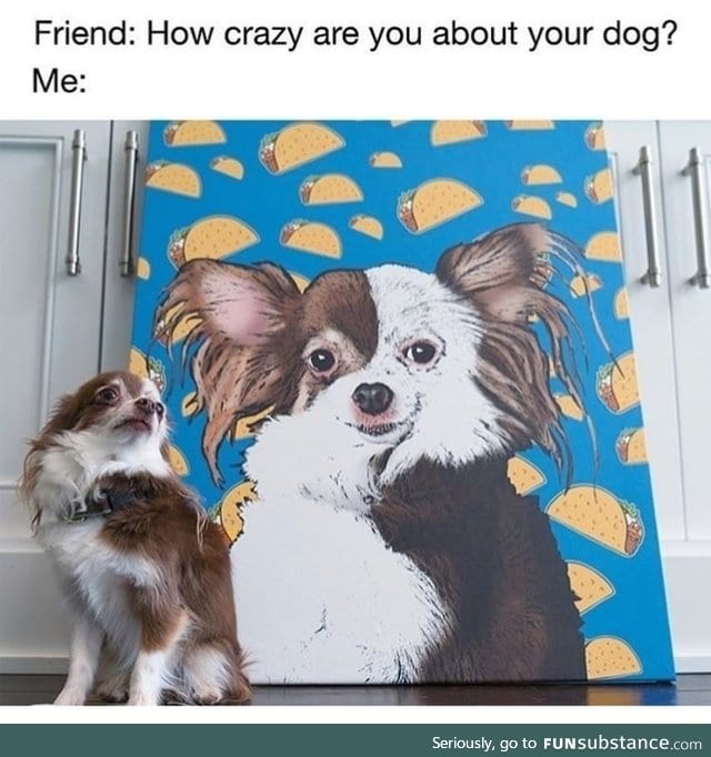 Dog painting