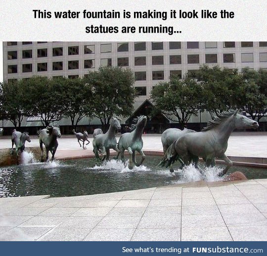 Epic water fountain