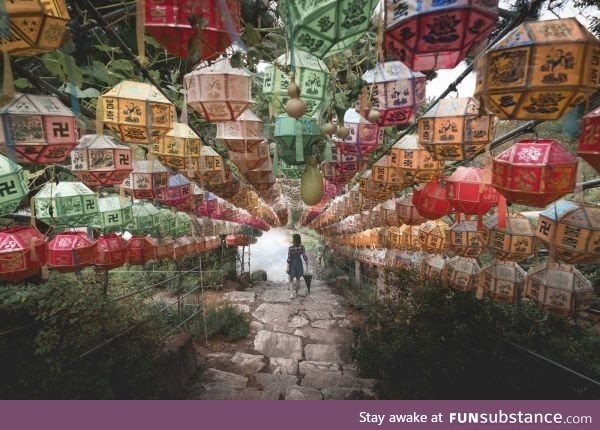 Entrance to a Buddhist Temple