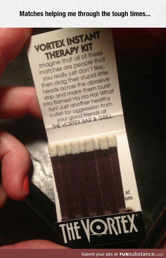 Thanks, matches box