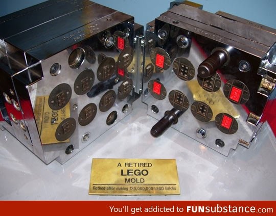 Lego mold retired after producing 120,000,000 bricks