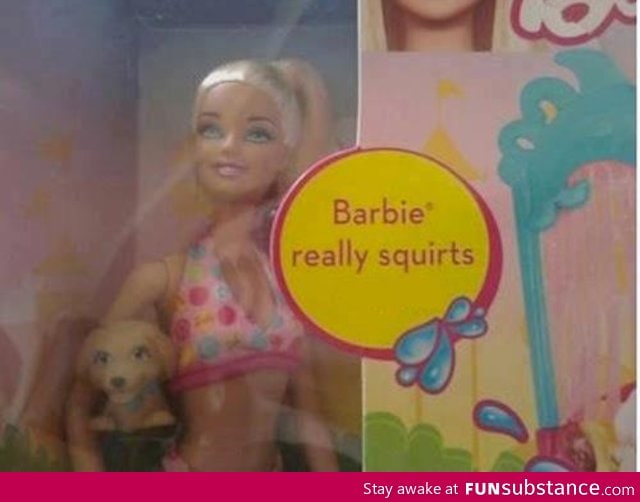 Either Barbie's growing up or I'm not