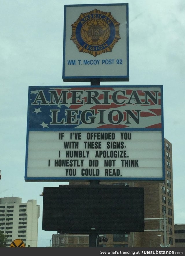 American legion billboard, part 2