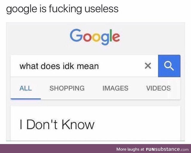 There's something Google doesn't know