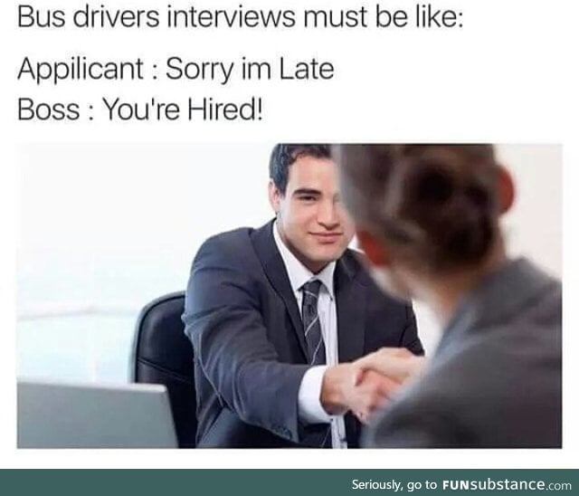 How they hire bus drivers