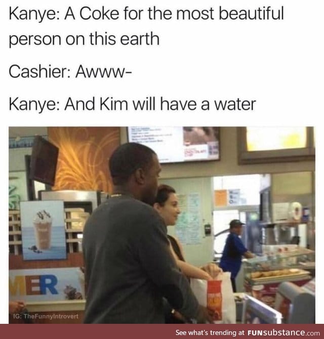 Kanye goes to McDonald's