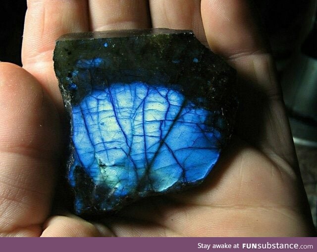 This is Labradorite. Or as I see it, solidified spooky forest.