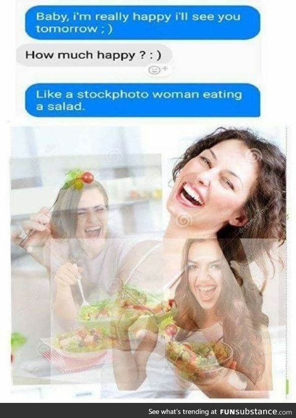 On a scale of stock photos to real life