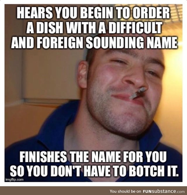 Good guy waiter