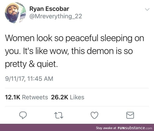 Sleeping women are beautiful