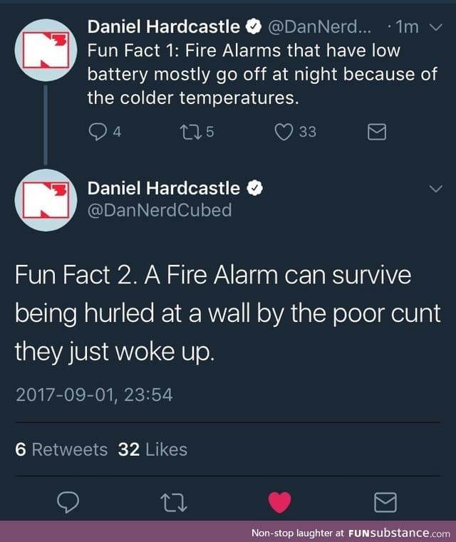 Fire alarm facts!