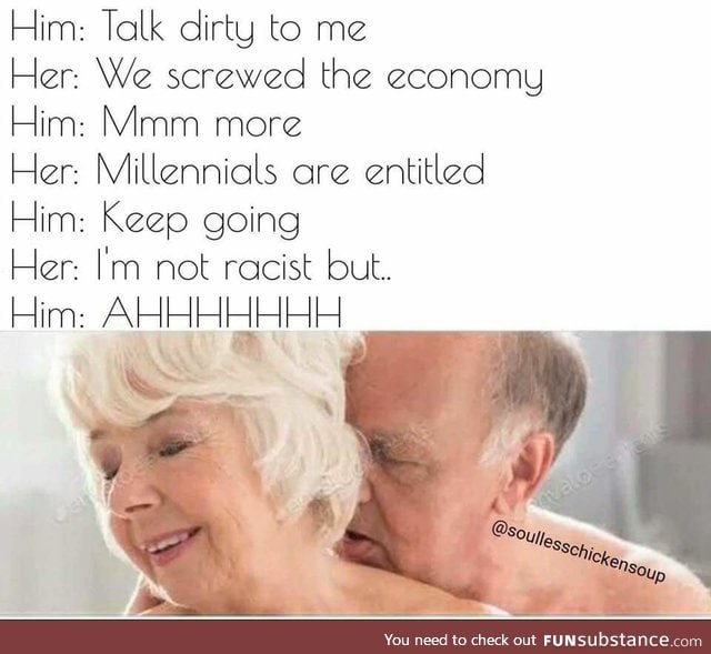 Baby Boomer dirty talk