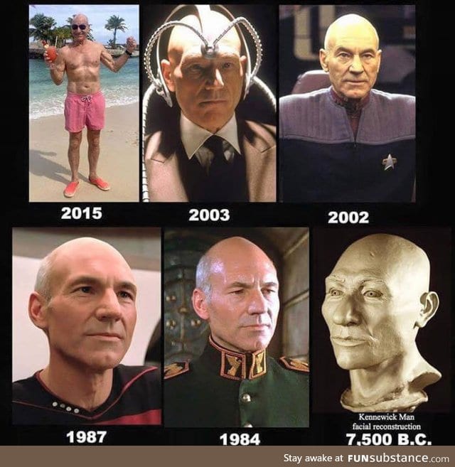 Patrick Stewart is ageless