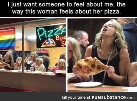 Damn....Pizza never tasted so good