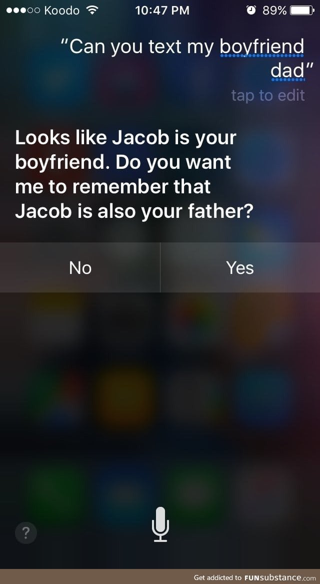 Siri keeps an open mind. Siri passes no judgements