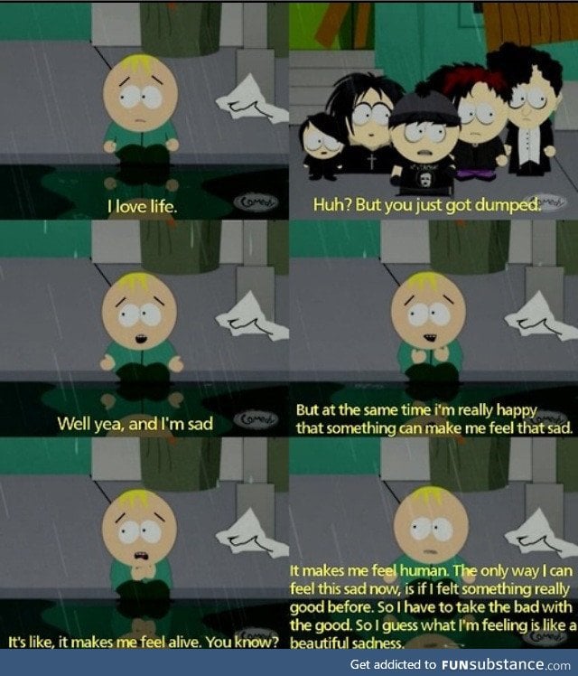 Feeling sad? Listen to Butters