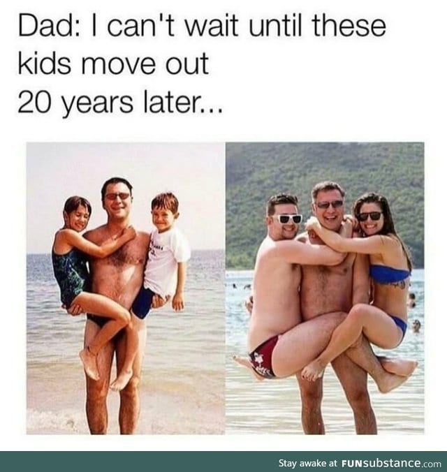 Dad is still strong