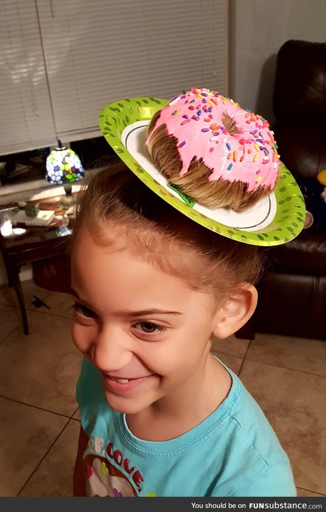 Doughnut hairdo