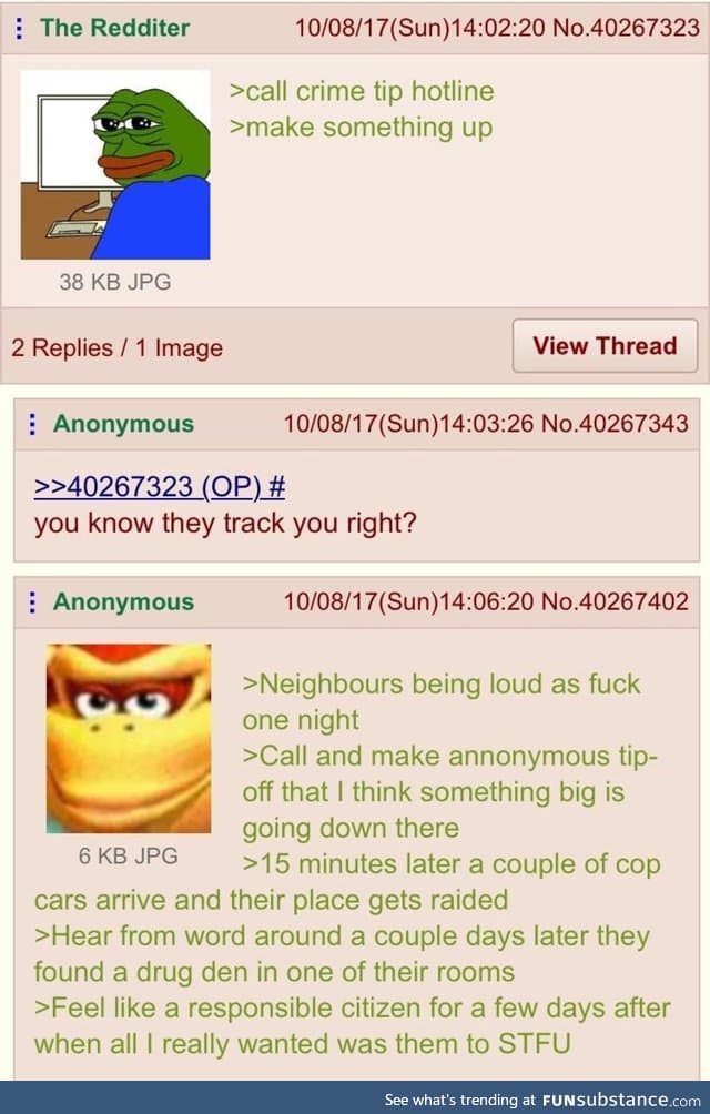 Robot stops a crime