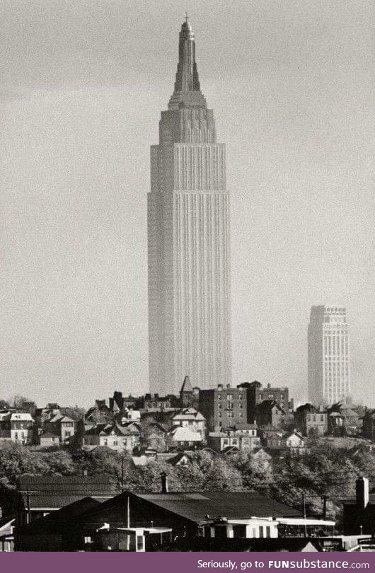 Manhattan skyline 1942