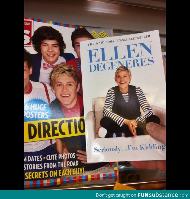 Even One Direction wants to be like Ellen