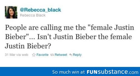 Faith restored in Rebecca Black?