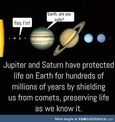 Good guys saturn & jupiter!