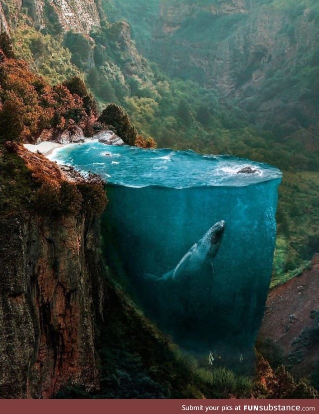 Lake found in a newly discovered island