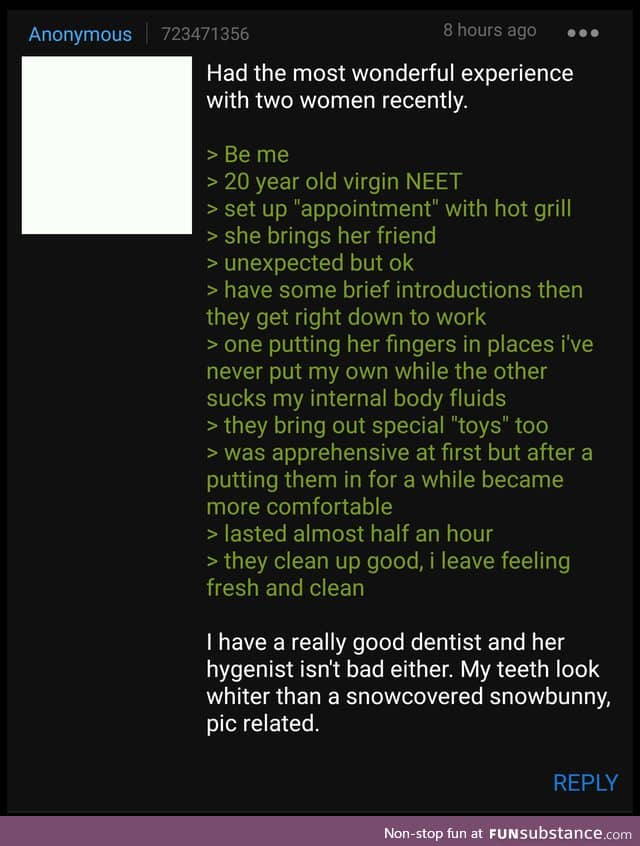 Anon has an experience with two women