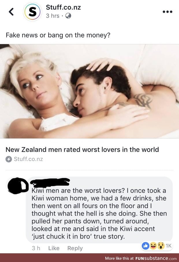 Which country has the worst lovers?