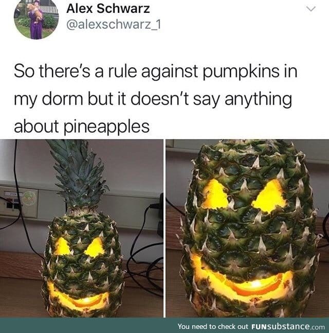 Pineapple Halloween