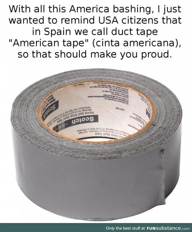 Duct Tape is American Tape in Spain