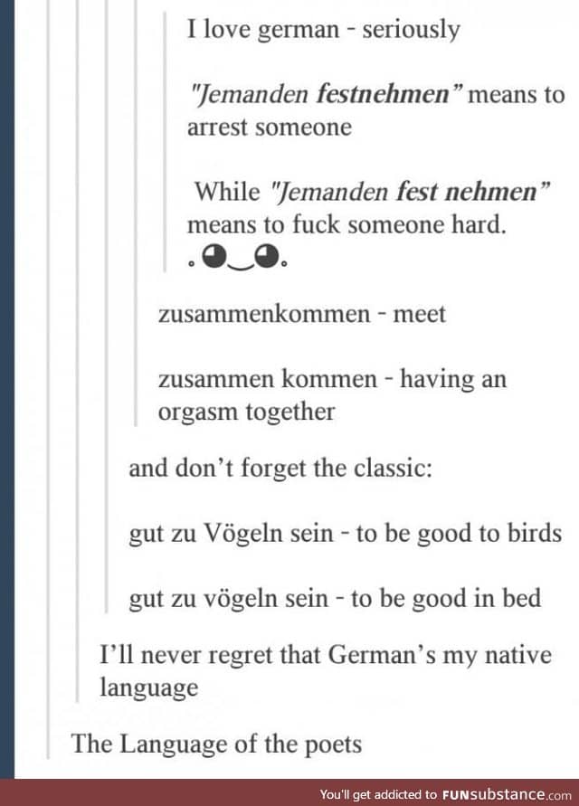 This is why I'm learning German