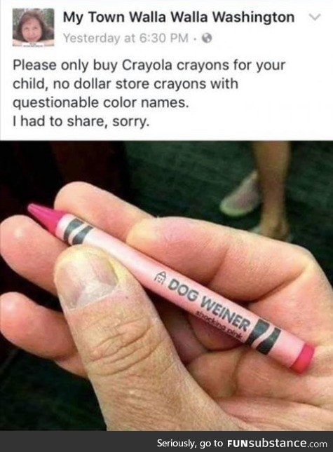 Crayon color fail