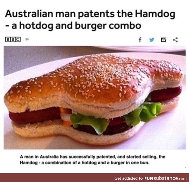 Hotdog and burger combo