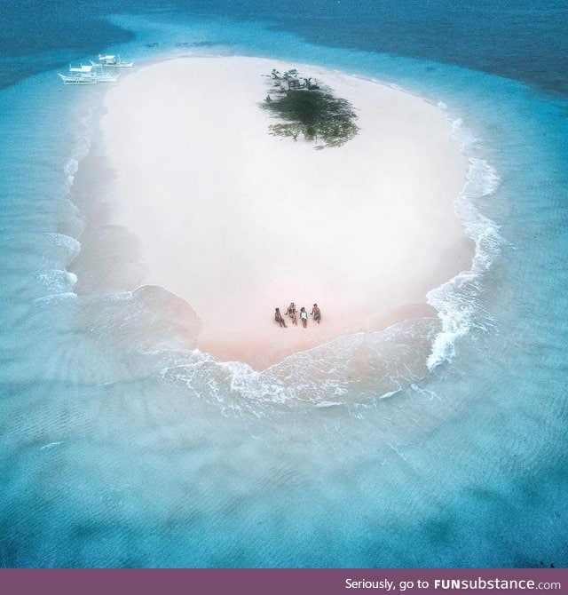 Naked Island, Siargao in the Phillipines