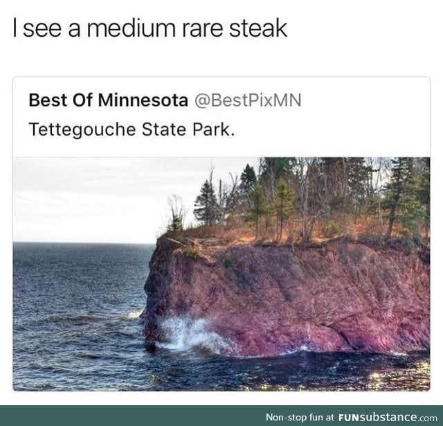 Huge steak