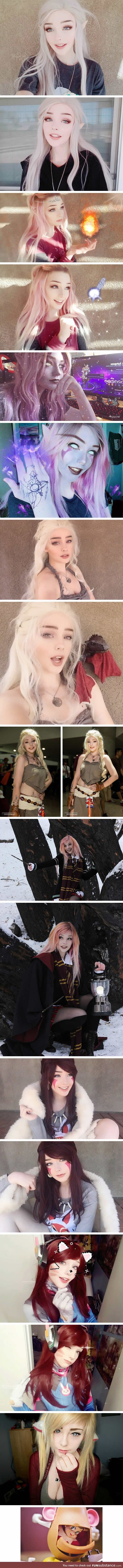 Nicole Eevee Davis is the cosplayer who looks like a real-life elf