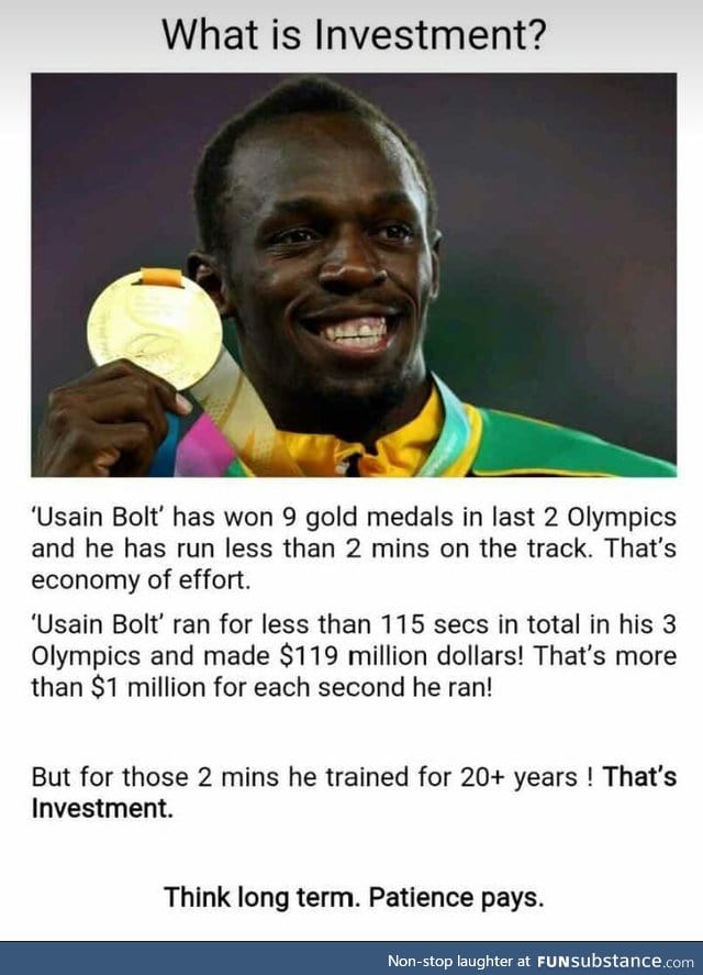 What is investment by usain bolt.