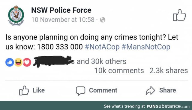 #MansNotACop