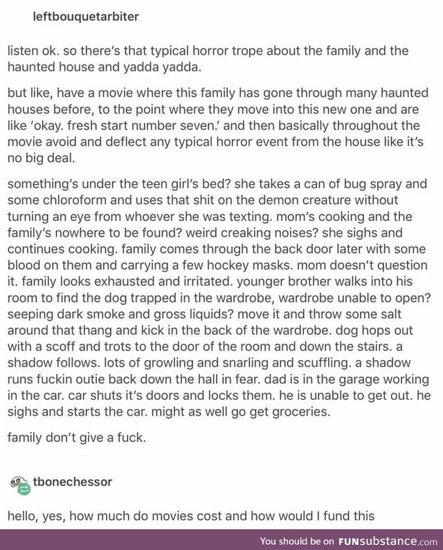 Horror movie idea?