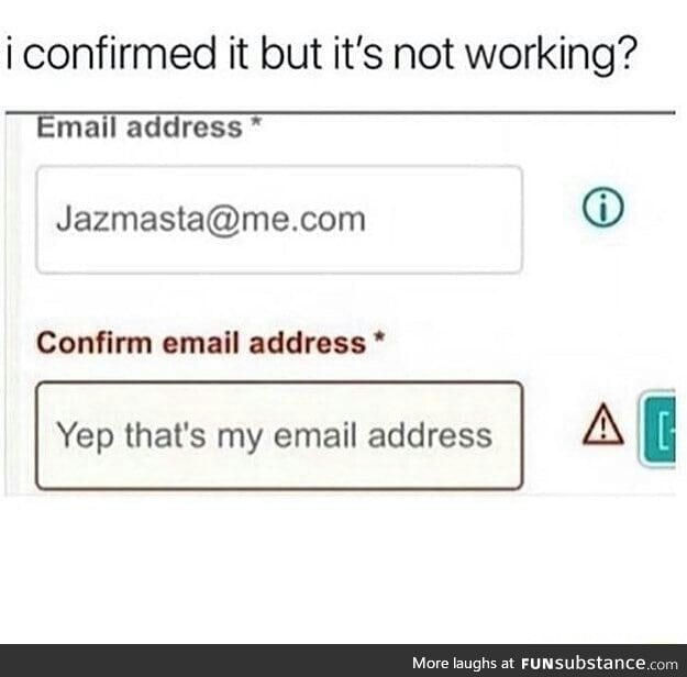 Confirm your email address