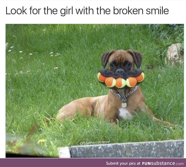 Girl with the broken smile