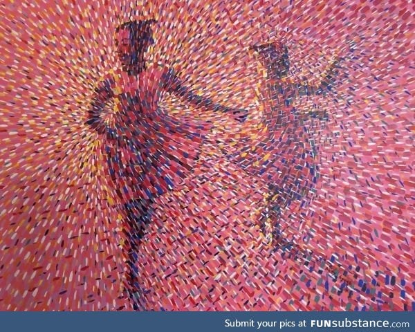 Dance Girls by Ghanaian artist Betty Acquah