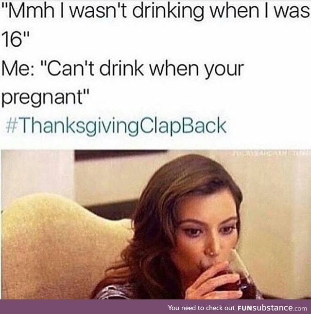 Clap your thanksgiving back