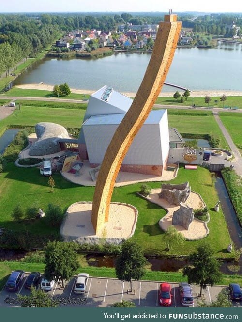 Worlds highest climbing wall