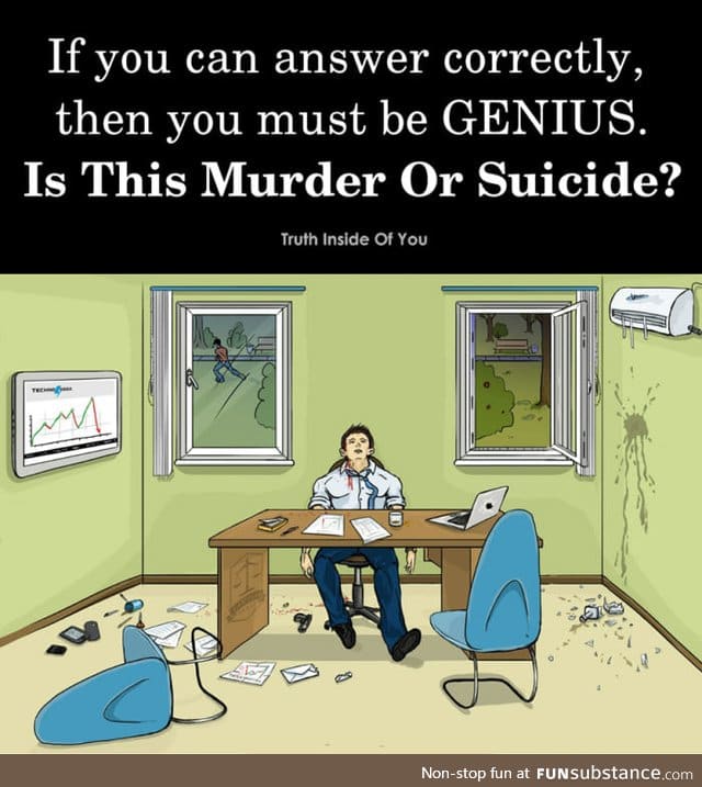 Is this suicide or murder?