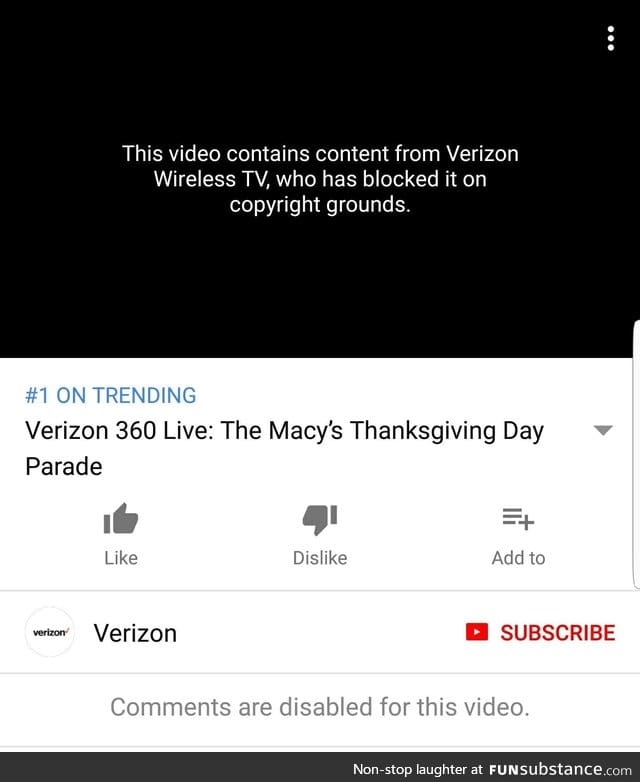 Nice job Verizon!