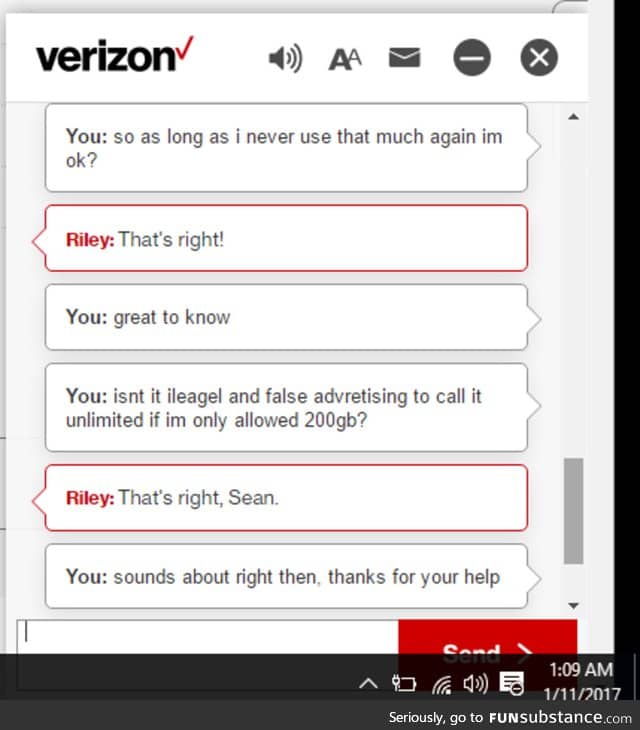 Most honest verizon rep ever?