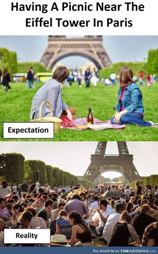 Eiffel Tower reality